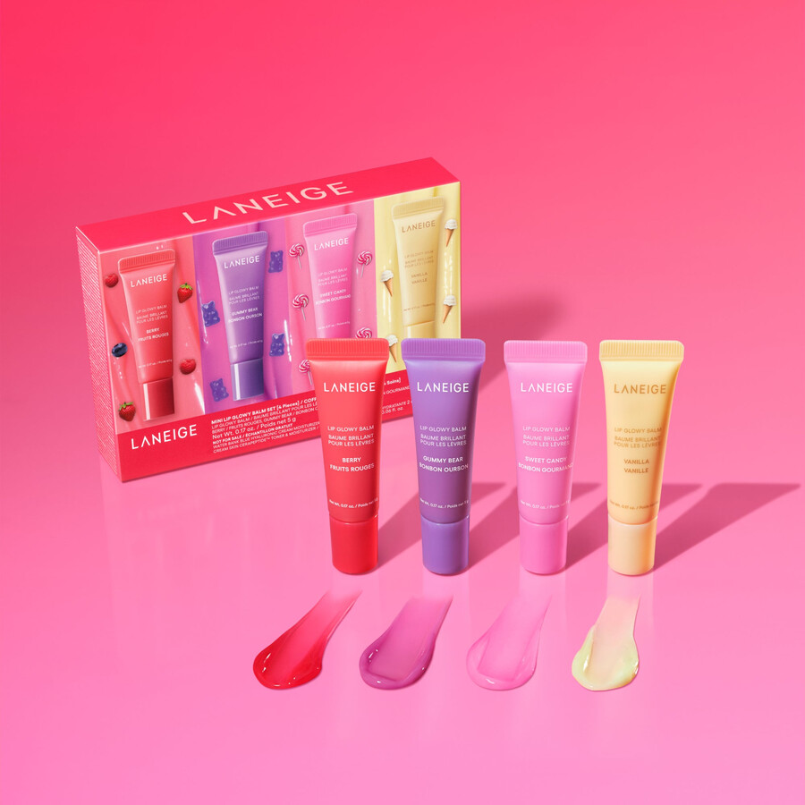 mini lip glowy balm set